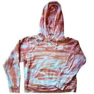 MOTHER The Square Hoodie in Sugar Plum Fairy Sz XS